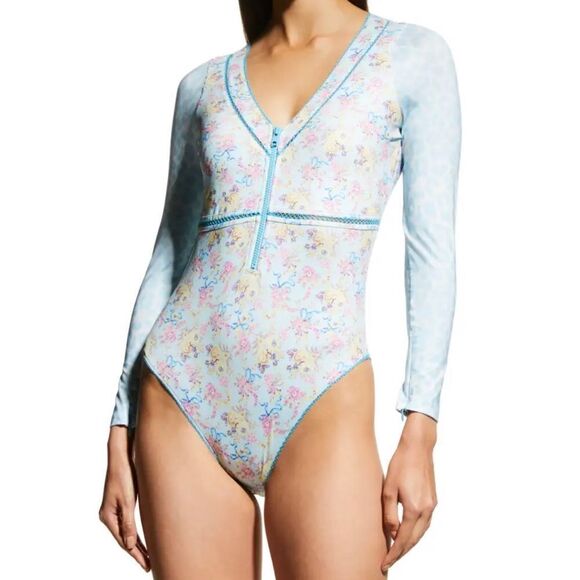 LoveShackFancy  Olessia One Piece Swimsuit NWT Size S - Picture 1 of 11
